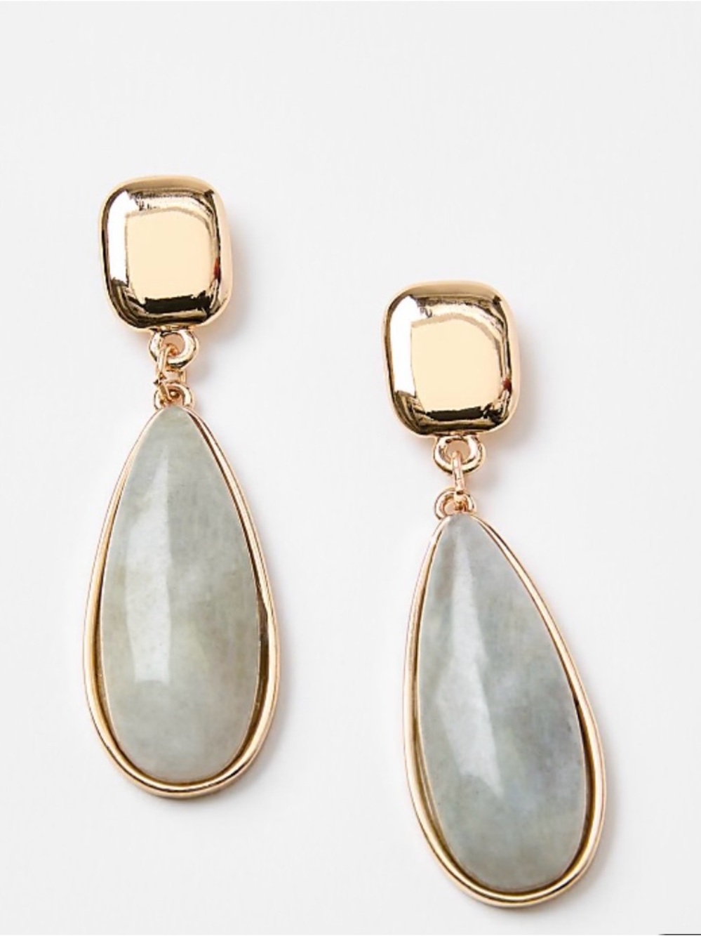 NWT Ann Taylor LOFT Marbleized Teardrop Earrings